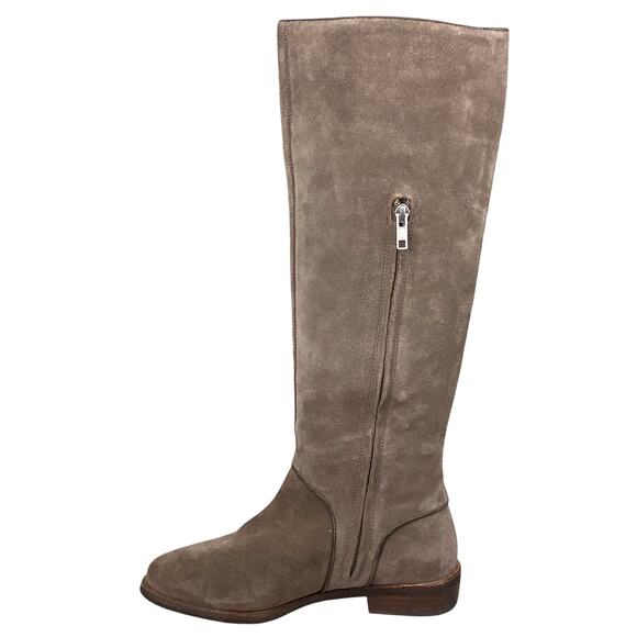 UGG Women’s Brown Gracen Suede Knee High Block Heel Riding Boots Size US 7 - Picture 2 of 12